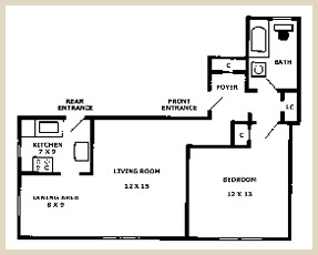 Floorplan - Unit 1D